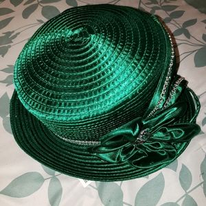 Beautiful Green Spring Church Hat